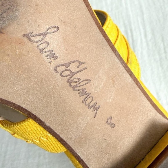 Sam Edelman Yellow Judie Bit Mule - Picture 7 of 7